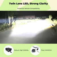 Waterproof 6000K grille spotlight