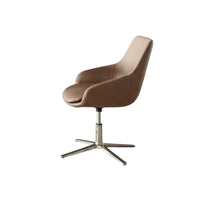Revolving Computer Chair Adjustable Height Desk Seat Modern Minimalist Design Rolling Casters for Remote Workers, Workspace