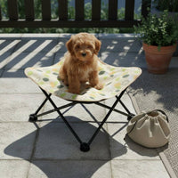 Folding Pet Cot Portable Pet Foldable Bed Lightweight for Small Dogs