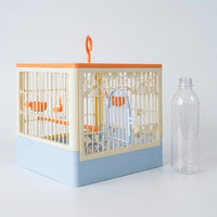 Portable Bird Cage and Pet Bird Cage for Travel, Lightweight 1 Tier Design, Outdoor Mobile Bird Cage for Birds, No Wheels