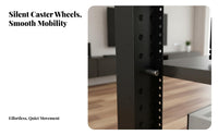 Steel and Wood Amplifier Stand Heavy Duty Multi-Tier Audio Equipment Rack Space-Saving Vertical Design Adjustable Shelf Stereo Rack for Living Room