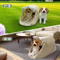 Folding Pet Tent Lightweight Portable for Small Dogs and Cats Indoor Outdoor Camping Picnic House Nest Cage