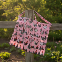 Multi-Pocket Egg Apron with Pockets Handsunrestricted Egg Collecting Apron Adjustable Sturdy for Homesteaders, Gardeners, Backyard Farm