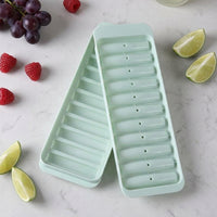 Water Bottle Ice Tray for Long Sticks, Food Grade Silicone for Baby Food and Home Bar, Easy Release Reusable Mold, 23.5*8*2 cm Budget Pack