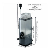 Aquatic Aquarium Surface Skimmer Filter Ecological Filtration for Aquarists