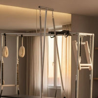 Pilates Ped-O-Pull Wood Base Exercise Gear Top Bar for Home Gym