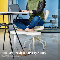 Cross-Legged Floor Seat Supports Active Sitting Ergonomic Seating Promotes Healthy Posture adaptable Use for Studying, Desk Work