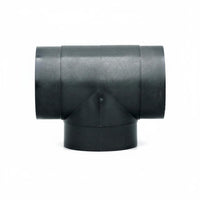 90 Mm Tube Tee Flame-Retardant T Shaped Duct Connector Round Tube Tee Connector