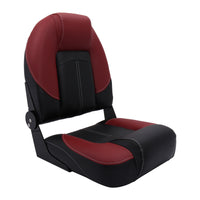 Boat Seat Reversible Front and Back Adjustable Backrest Passenger Seat for Yacht Speedboat