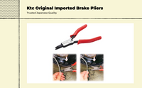 Brake Coil Pliers, sturdyDuty Brake Line Repair Tool, Labor-Saving, Multi-Functional, for Car & Motorcycle Maintenance