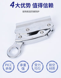 批发16mm闭式抓绳器高空安全绳闭式自锁器抓绳器防坠落防坠器止坠.