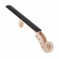 Violin Neck with Fingerboard Ebony Instrument Part Intonation for Luthiers