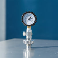 Scuba Cylinder Pressure Test Gauge Pressure Tester with DIN Connection Portable for Dive Technicians