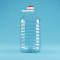 PET Plastic Barrel with Handle High Clarity Transparent Oil Container