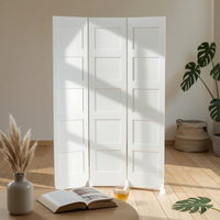 Foldable Design Folding Room Divider Movable Folding Panel Divider Freestanding Privacy Screen Portable for Away Fromice Workers, Homeowners, Content Creators, Studio Apartment, Bedroom, Exhibition Hall, Storage-Friendly