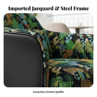 Single Wooden Frame Chair Mid-Century Modernretro-Modern Modern Lounge Seating Minimalist Stylistic Breathable for Home Users