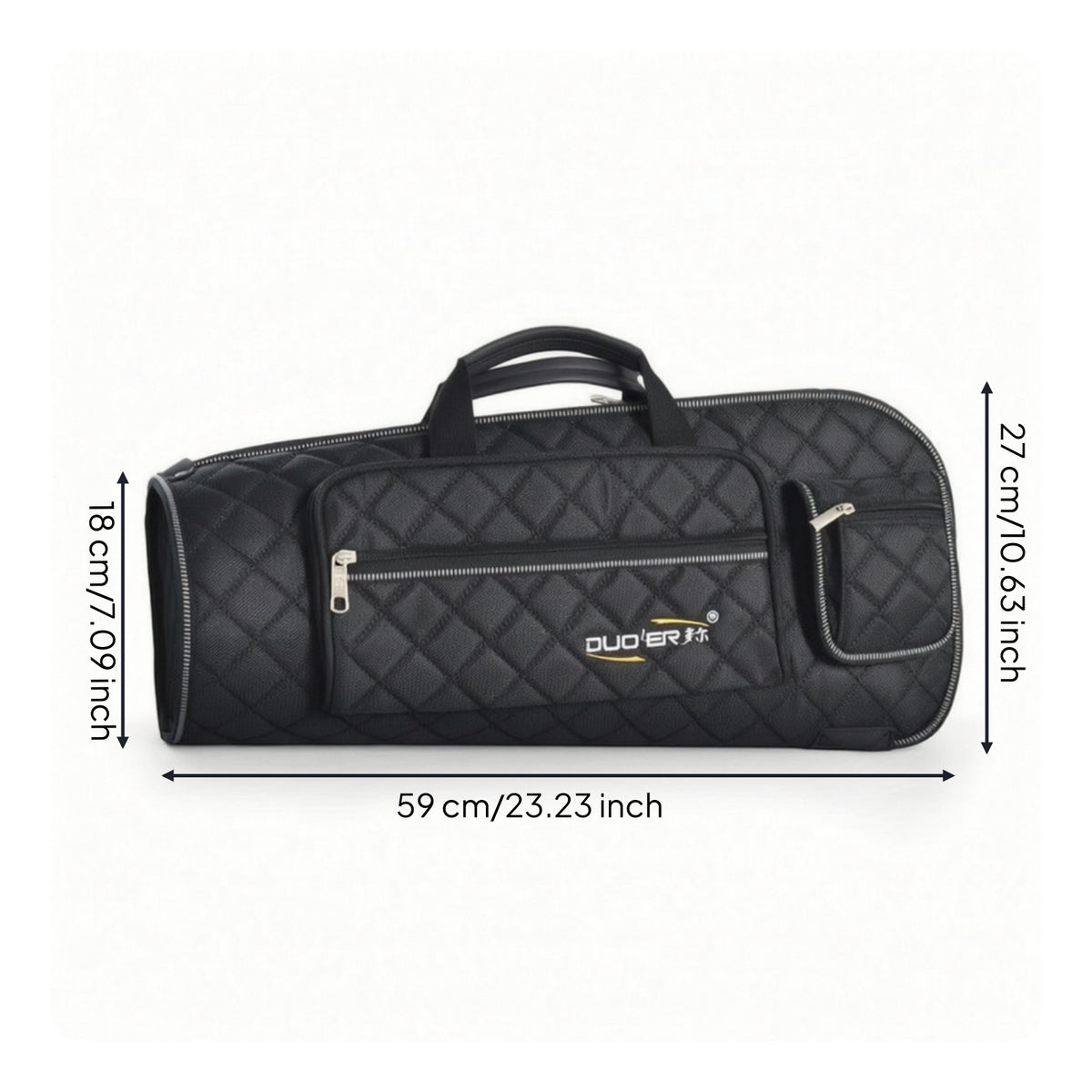 Waterproof Quilted Instrument Bag with Pocket Safeguarding Instrument Bag with Pocket Moisture-Resistant Sturdy for Rehearsals