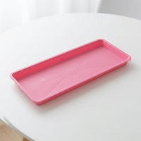 Plant Saucers and Trays with Deepened Drip Tray for Indoor Gardening, Water Tray for Floor Standing Outdoor Plants, Simple Style