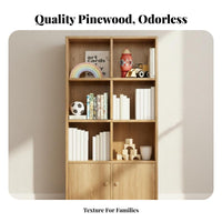 Configurable Cube Organizer Shelf Storage Unit Sturdy Framework Wooden Construction Versatile Use Suitable for Book Lovers Homeowners Study Room Kindergarten