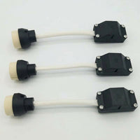 Ceiling Light GU10 Lamp Holder with Junction Box for Living Room, Ceramic Lamp with PA Flame Retardant Material, DIY Lighting, 2A Rated Current