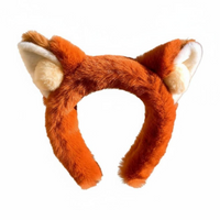 Plush Furry Ear Headband Cute Adjustable Women Gift Party