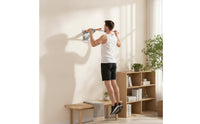 Wall-Mounted Pull-up Bar Compact Pull-up Bar with Adjustable Support Padded Training Equipment for Athletes, Apartment