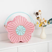 Woven Flower Basket Handmade Flower Basket Lightweight for Living Room