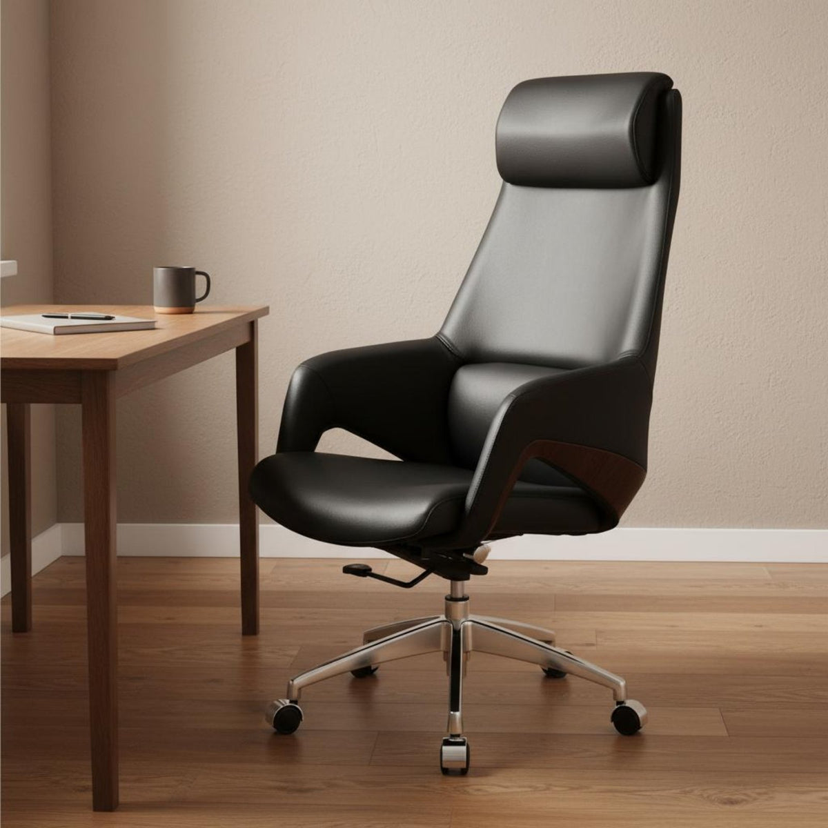 Adjustable Height High-Back Ergonomic Chair Modern Design Office Furniture for Conference Room