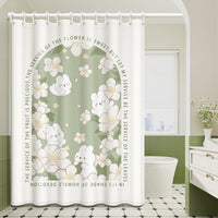 Geometric Pattern Shower Drape Waterresistant Bath Curtain sturdyDuty for homeowners