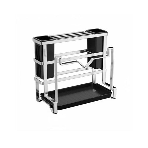 knives and Board Organizer Easy to Clean Countertop Utensil Organizer Space Saving Cutting plate Holder