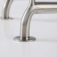 2 Pieces Surface-Mount Swimming Pool Handrail Polished Pool Handrail Heavy-Duty Easy to Install for Spa