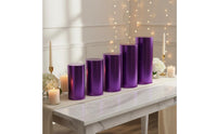 Dessert Table Pillar Cover Stretch Material Cylinder Pedestal Cover Round Plinth Slipcover Snug Fit Easy to Install for Weddings