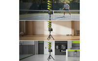 Automatic Ball Feeder with Tripod Sturdy Pickleball Launcher Adjustable Pickleball Machine User-Friendly for Solo Training
