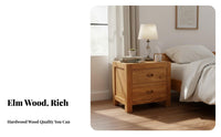 3-Drawer Nightstand Vintage and design Bedside Table adaptable Use for Study, Parents