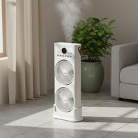 Mist Cooling Fan Humidifying Spray Humidifier Fan Multi-Speed for Office Workers