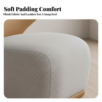 Upholstered Armchair Nordic Aesthetic Lounge Chair Modern Minimalist Comfortable Backrest for Adults, Living Room