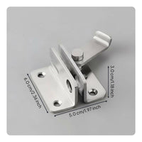 Stainless steel security latch lock