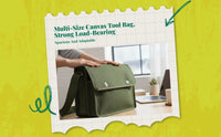 Foldable tool bag with pouches