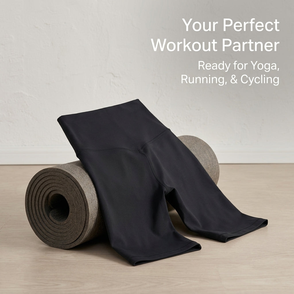 Running Shorts for Women with Butt Lifting Design and Elastic Waistband, Gym with 80% Nylon 20% Spandex for Cycling and Tennis