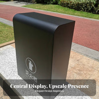 Rustproof Floor Standing Fire Suppression Device Cabinet Professional Appearance Fire Suppression Device Box Modern Design Heavy Duty Steel Enclosure High Visibility for Facility Managers, Business Owners, Interior Designers, Shopping Malls