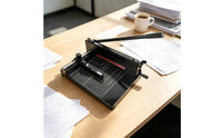 Manual Paper Cutter with Steel Base Gridded for Workplaces, Classroom