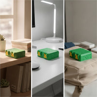 Compact Plastic Case with Snap-Shut Lid Portable Box with Hinged Lid Slim Plastic Storage Case Sturdy for Backpack