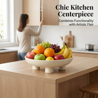 Display Cabinet Ceramic Fruit Ornament for Living Room Decor, Nordic Minimalist Decorative Figurine for Home and Office