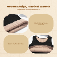 Women's Thick Thermal Vest Soft Warm Winter Lining