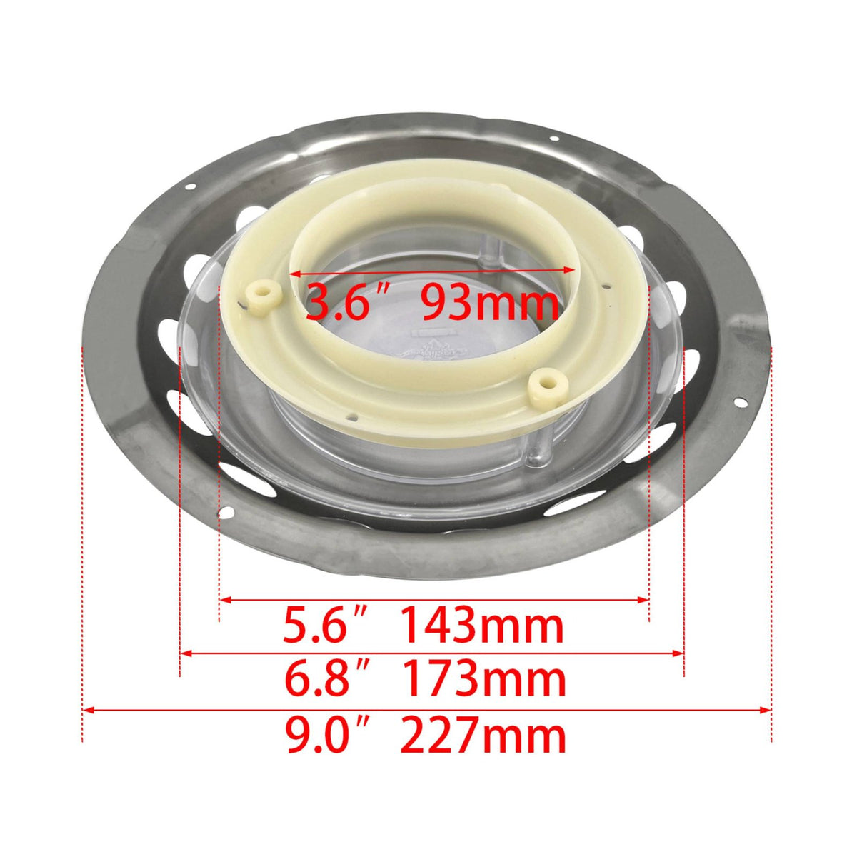 Yacht Ventilation Window Rust Proof Stainless Steel Deck Vent Polished Finish Louvered Air Vent