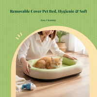 Dog Bed, Removable Pet Sofa, Cozy Cat & Dog Den