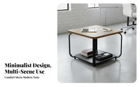 Modern Design Office Sofa and Coffee Table Combo Complete Set Commercial Furniture Professional Look Seating Group Easy to Clean for Business Owners, Interior Designers, Hoteliers, Reception Area, Waiting Room, Hotel Lobby