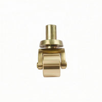 Piano Leg Wheel Cylindrical Top Instrument Accessory Brass Finish