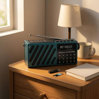 Numeric Keypad Digital Portable Radio Telescopic Antenna USB Bluetooth Radio Recording Function