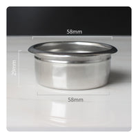 Coffee Machine Basket Precision Filtration 58mm Portafilter Basket 304 Stainless Steel Durable Espresso Filter Deep Reservoir Suitable for Home Barista Professional Settings
